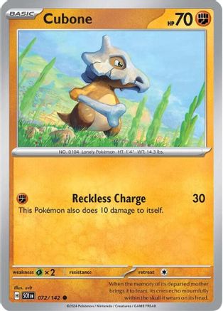 Cubone 72 - SV07 Stellar Crown-1