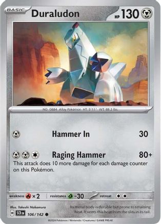 Duraludon 106 - SV07 Stellar Crown Reverse Holofoil-1