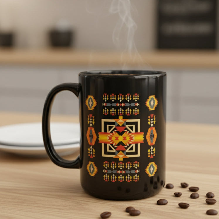 Southwestern Style Ceramic mug-1