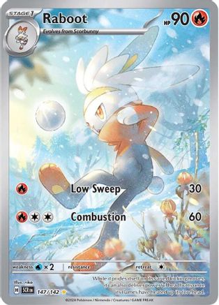 Raboot - 147/142 147 - SV07 Stellar Crown Holofoil-1
