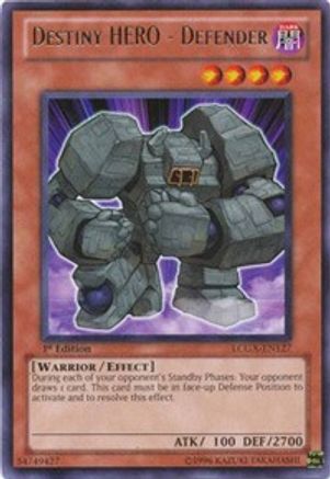 Destiny HERO - Defender (LCGX-EN127) - Legendary Collection 2 1st Edition-1