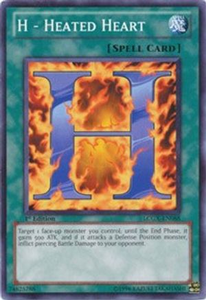 H - Heated Heart (LCGX-EN088) - Legendary Collection 2 1st Edition-1