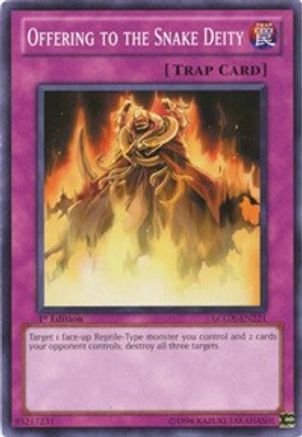 Offering to the Snake Deity (LCGX-EN221) - Legendary Collection 2 1st Edition-1