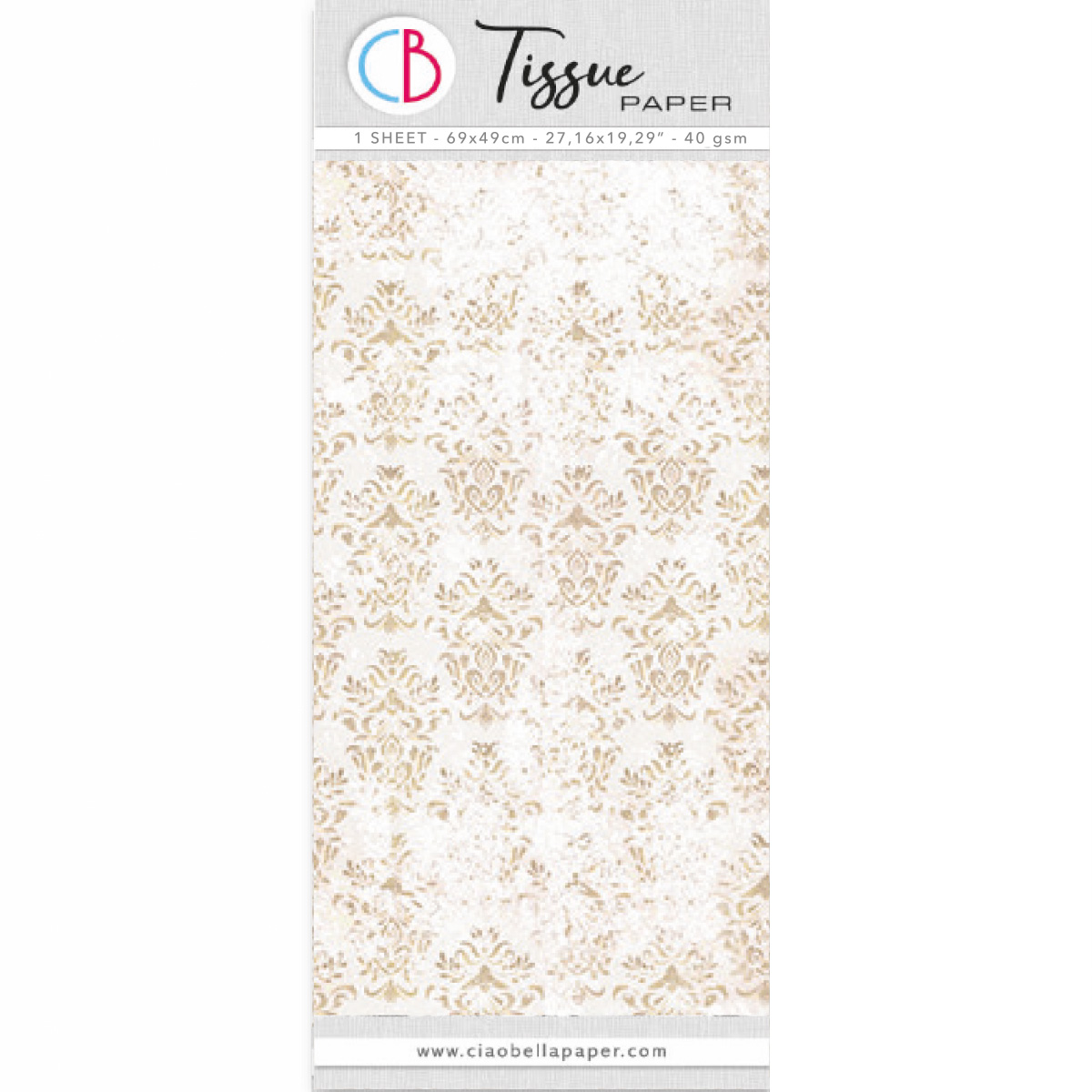 Tissue Paper cm69x49 27,66"x19,29” Victorian Velvet-1