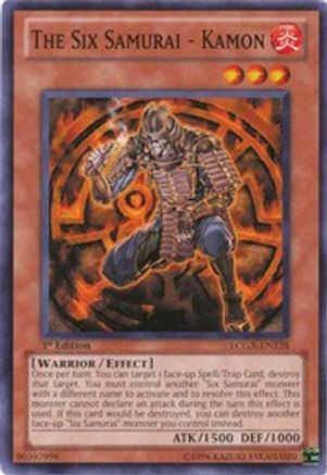 The Six Samurai - Kamon (LCGX-EN228) - Legendary Collection 2 1st Edition-1