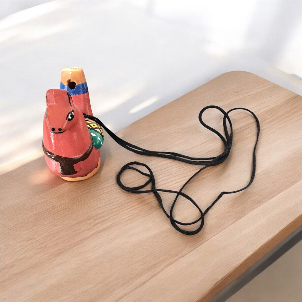 Painted Lama Water Bird Whistle-7