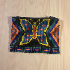 Butterfly Beaded coin purse-3