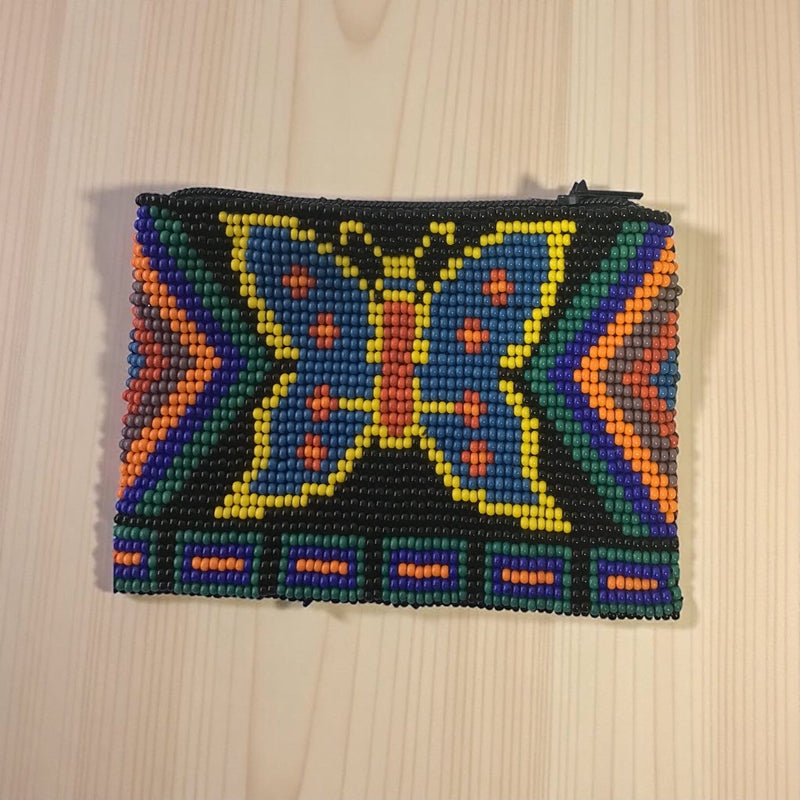 Butterfly Beaded coin purse-3