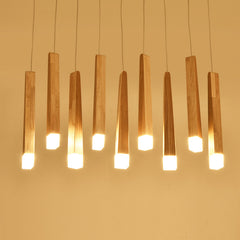 Nordic Wood Matchstick Pendant Light-1