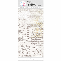 Tissue Paper cm69x49 27,66"x19,29” Handwritten Page-1