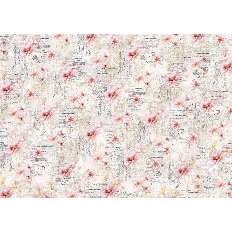Papel de seda 69x49 cm 27,66”x19,29” Aroma de flores-2