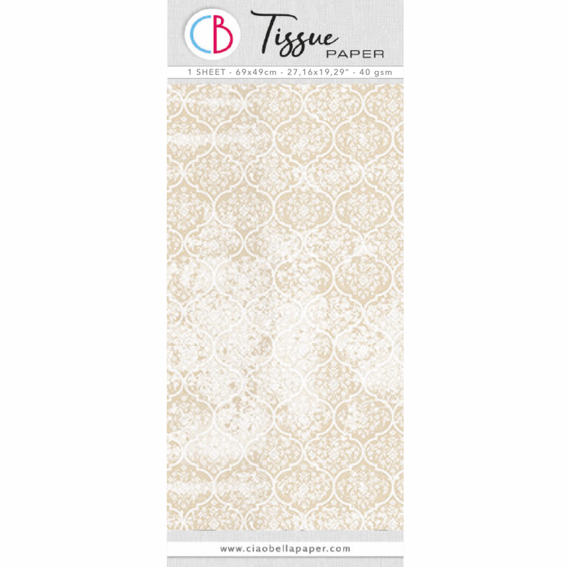 Tissue Paper cm69x49 27,66"x19,29” Classic Chic-1