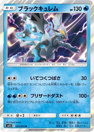 [JP] Black Kyurem (025/095) - SM12 Alter Genesis Holofoil-1