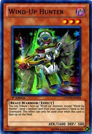Wind-Up Hunter (PHSW-EN024) - Photon Shockwave 1st Edition-1