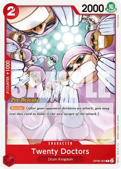 Twenty Doctors (OP08-003) - Two Legends Pre-Release Cards-1