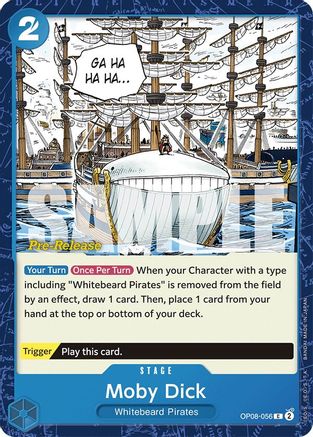 Moby Dick (OP08-056) - Two Legends Pre-Release Cards-1