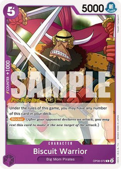 Biscuit Warrior (OP08-072) - Two Legends Pre-Release Cards-1