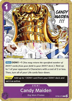 Candy Maiden (OP08-075) - Two Legends Pre-Release Cards-1