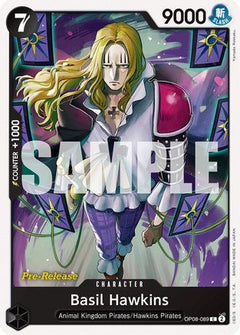 Basil Hawkins (OP08-089) - Two Legends Pre-Release Cards-1