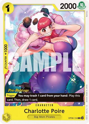 Charlotte Poire (OP08-104) - Two Legends Pre-Release Cards-1
