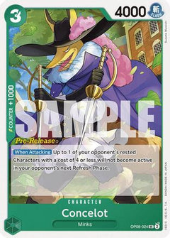 Concelot (OP08-024) - Two Legends Pre-Release Cards-1