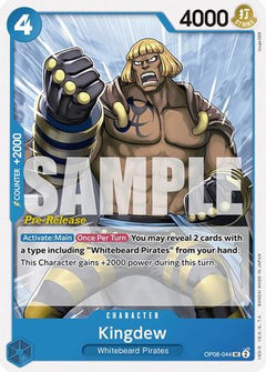 Kingdew (OP08-044) - Two Legends Pre-Release Cards-1