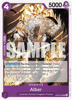 Alber (OP08-059) - Two Legends Pre-Release Cards-1
