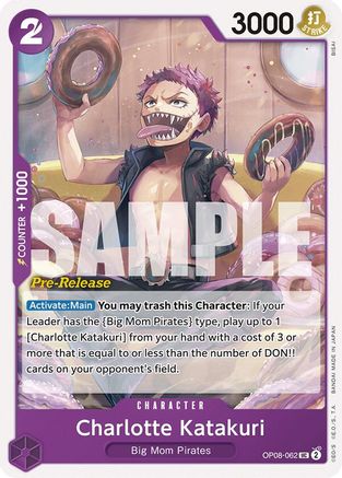 Charlotte Katakuri (062) (OP08-062) - Two Legends Pre-Release Cards-1