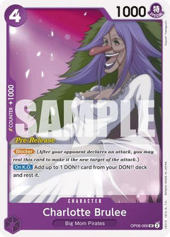 Charlotte Brulee (OP08-066) - Two Legends Pre-Release Cards-1