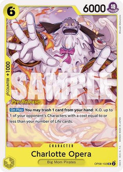 Charlotte Opera (OP08-102) - Two Legends Pre-Release Cards-1