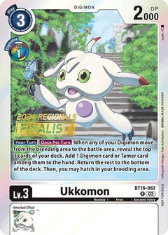 Ukkomon (2024 Regionals Finalist) (BT16-082) - Beginning Observer Foil-1