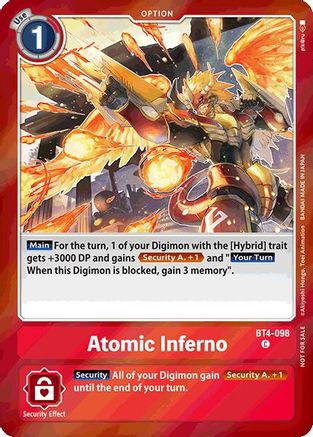Atomic Inferno (Event Pack 7) (BT4-098) - Great Legend Foil-1