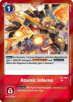 Atomic Inferno (Event Pack 7) (BT4-098) - Great Legend Foil-1