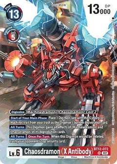 Chaosdramon (X Antibody) (Event Pack 7) (BT12-072) - Across Time Foil-1