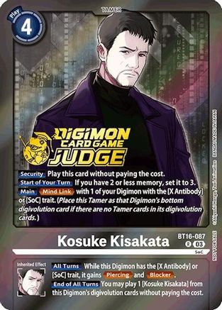 Kosuke Kisakata (Judge Pack 6) (BT16-087) - Beginning Observer Foil-1