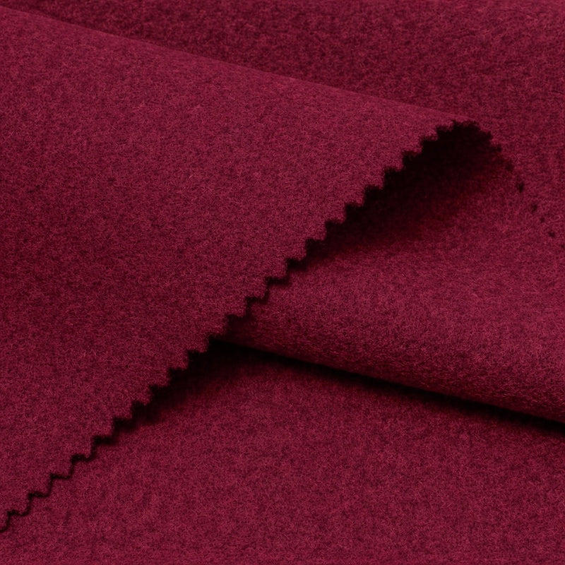 Heavyweight Melton Wool Fabric - 60% Wool Blend - By The Metre-5