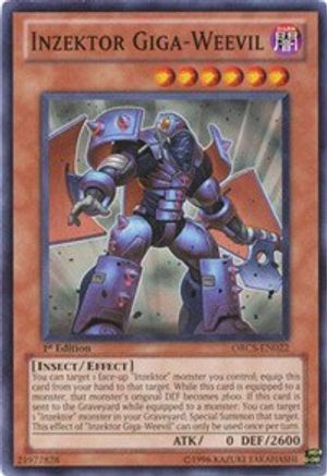 Inzektor Giga-Weevil (ORCS-EN022) - Order of Chaos Unlimited-1