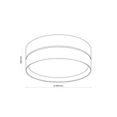 ECO Scandinavian Flush Mount Ceiling Light for Hallway, Kitchen & Bedroom-6