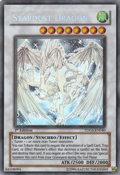 Stardust Dragon (Ghost) (TDGS-EN040) - The Duelist Genesis 1st Edition-1