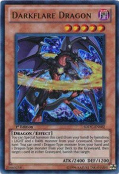 Darkflare Dragon (SDDC-EN002) - Structure Deck: Dragons Collide 1st Edition-1