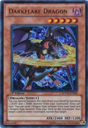 Darkflare Dragon (SDDC-EN002) - Structure Deck: Dragons Collide 1st Edition-1