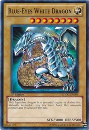 Blue-Eyes White Dragon (SDDC-EN004) - Structure Deck: Dragons Collide Unlimited-1
