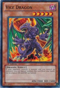 Vice Dragon (SDDC-EN009) - Structure Deck: Dragons Collide 1st Edition-1