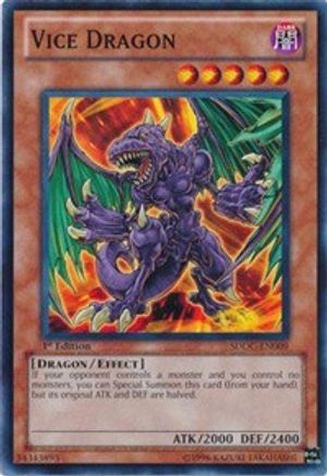 Vice Dragon (SDDC-EN009) - Structure Deck: Dragons Collide 1st Edition-1