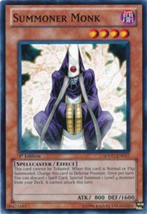 Summoner Monk (SDDC-EN017) - Structure Deck: Dragons Collide 1st Edition-1