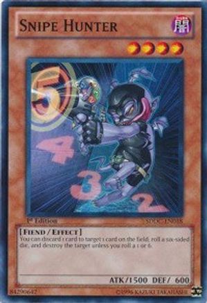 Snipe Hunter (SDDC-EN018) - Structure Deck: Dragons Collide 1st Edition-1