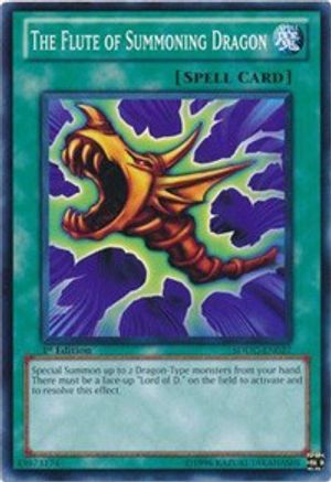 The Flute of Summoning Dragon (SDDC-EN027) - Structure Deck: Dragons Collide 1st Edition-1