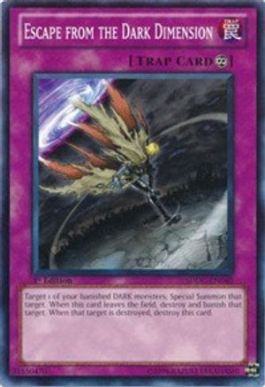 Escape from the Dark Dimension (SDDC-EN040) - Structure Deck: Dragons Collide Unlimited-1