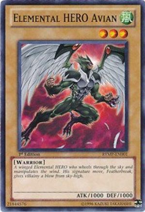 Elemental HERO Avian (RYMP-EN001) - Ra Yellow Mega Pack 1st Edition-1