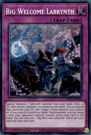 Big Welcome Labrynth (MP24-EN074) - 25th Anniversary Tin: Dueling Mirrors 1st Edition-1